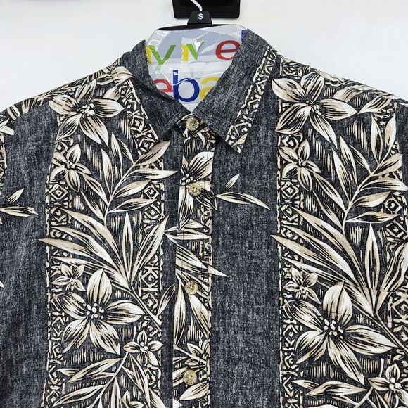 Cooke Street Shirt Mens Large Hawaiian Short Sleeve Floral Button Reverse Print - Picture 2 of 11